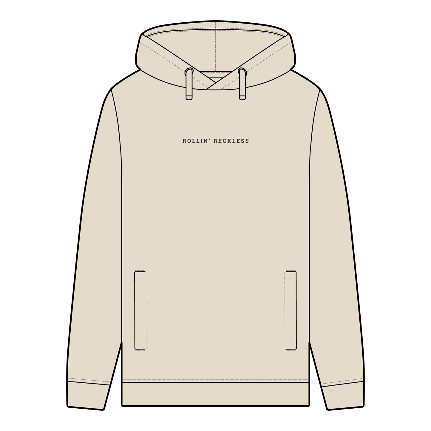 Rolling Reckless Hoodie – Oat Edition
